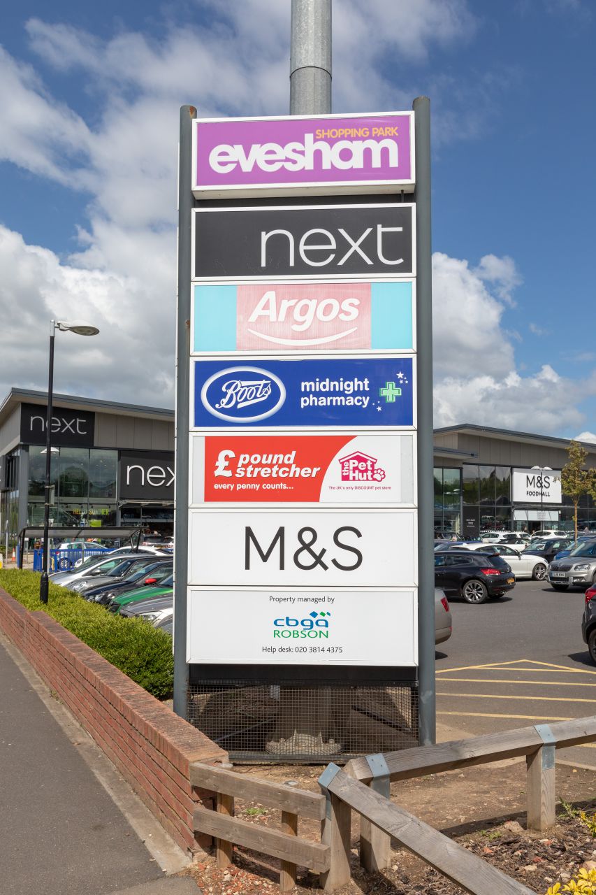 Evesham Shopping Park, Worcester Road, Evesham Custodian REIT Plc